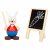 Kleiner Fuß Holz Poppenhuis Rabbit School Class Play Set Set