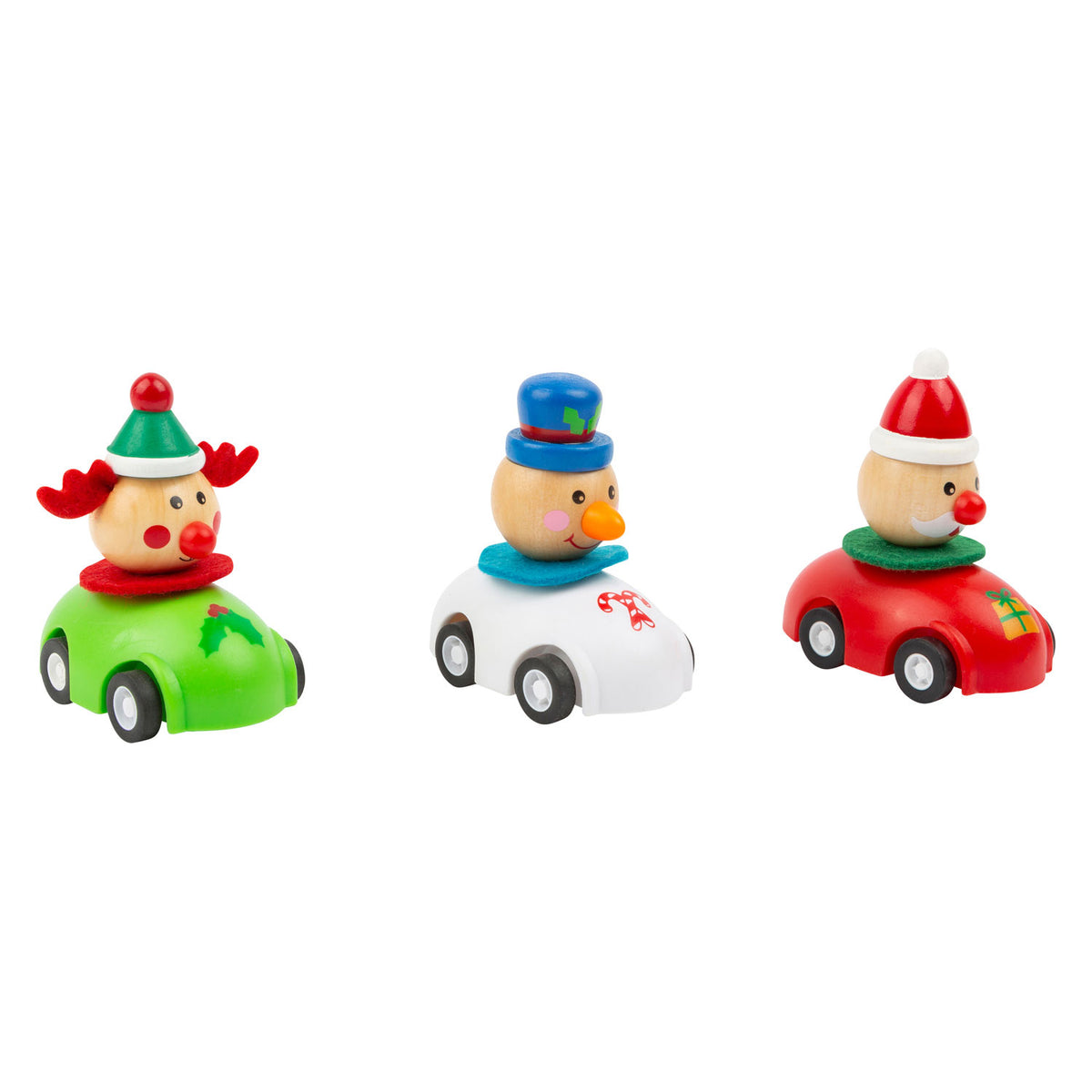 Kleiner Fußhölzern-Schlack-Weihnachtsauto