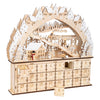 Kleiner Fuß - Holz Adventskalender Ski