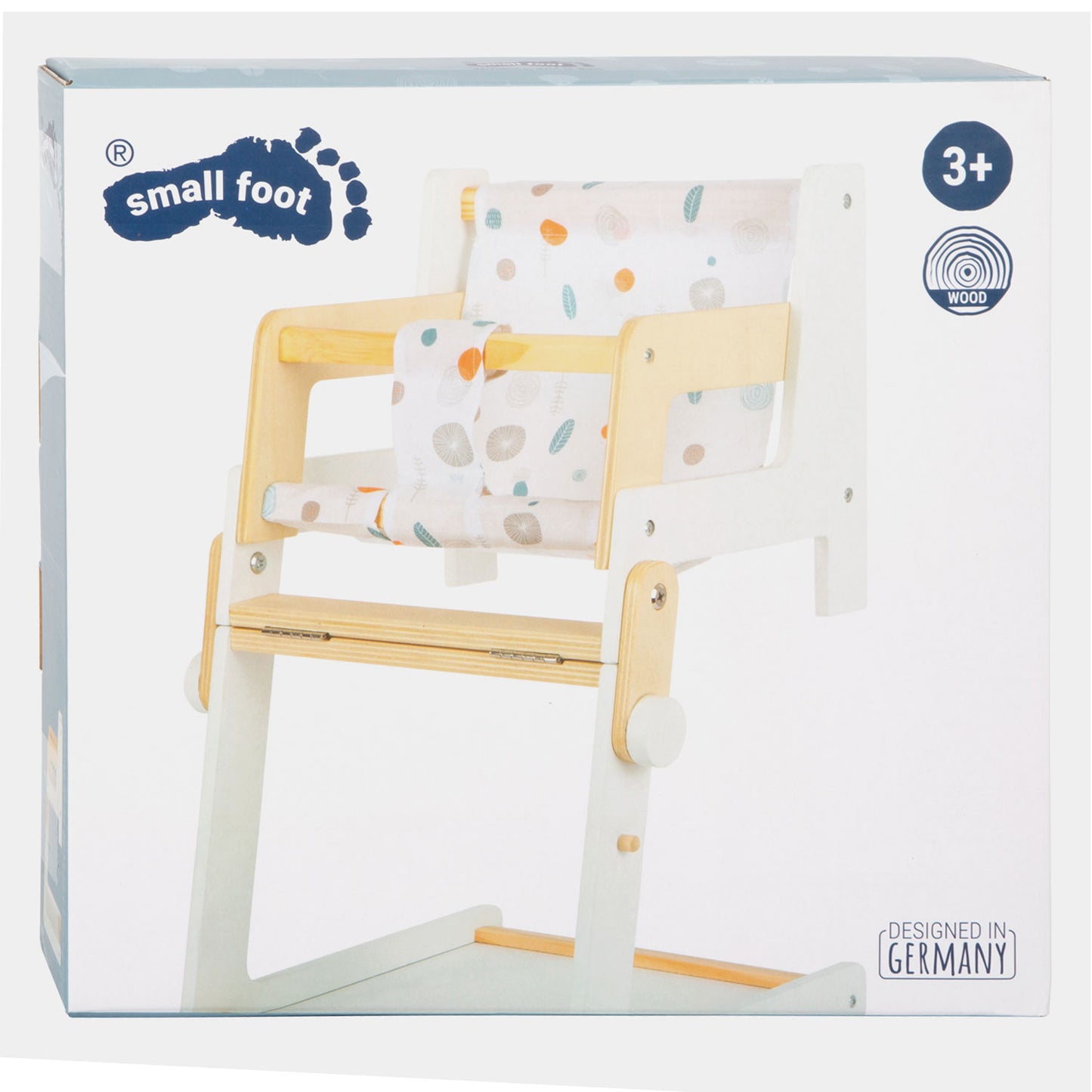 Kleiner Fuß Holz Combi Puppenstuhl kleine Knopf
