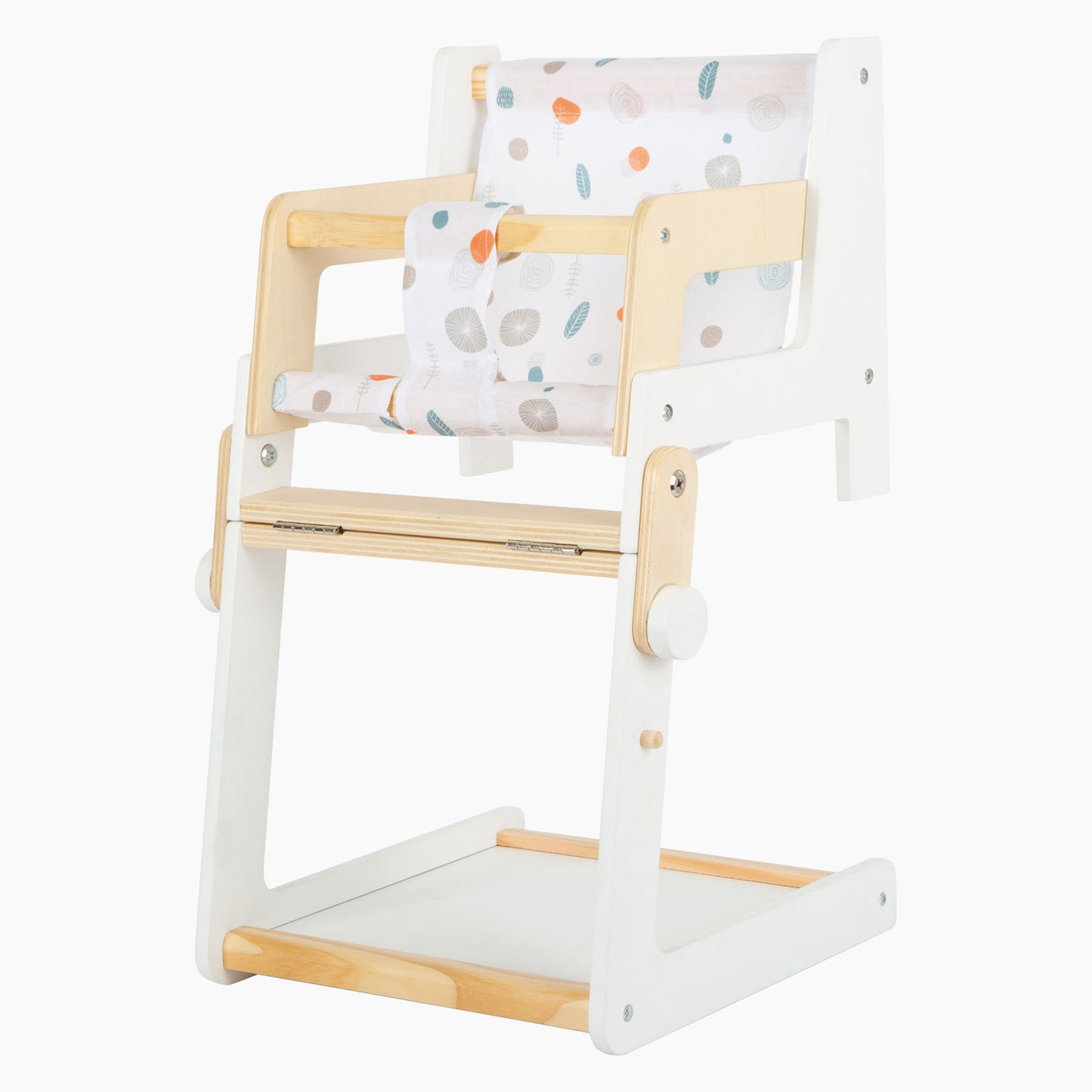Kleiner Fuß Holz Combi Puppenstuhl kleine Knopf