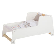 Kleiner Fuß hölzerner Schwung Puppenbett kleine Knopf - afbeelding 4