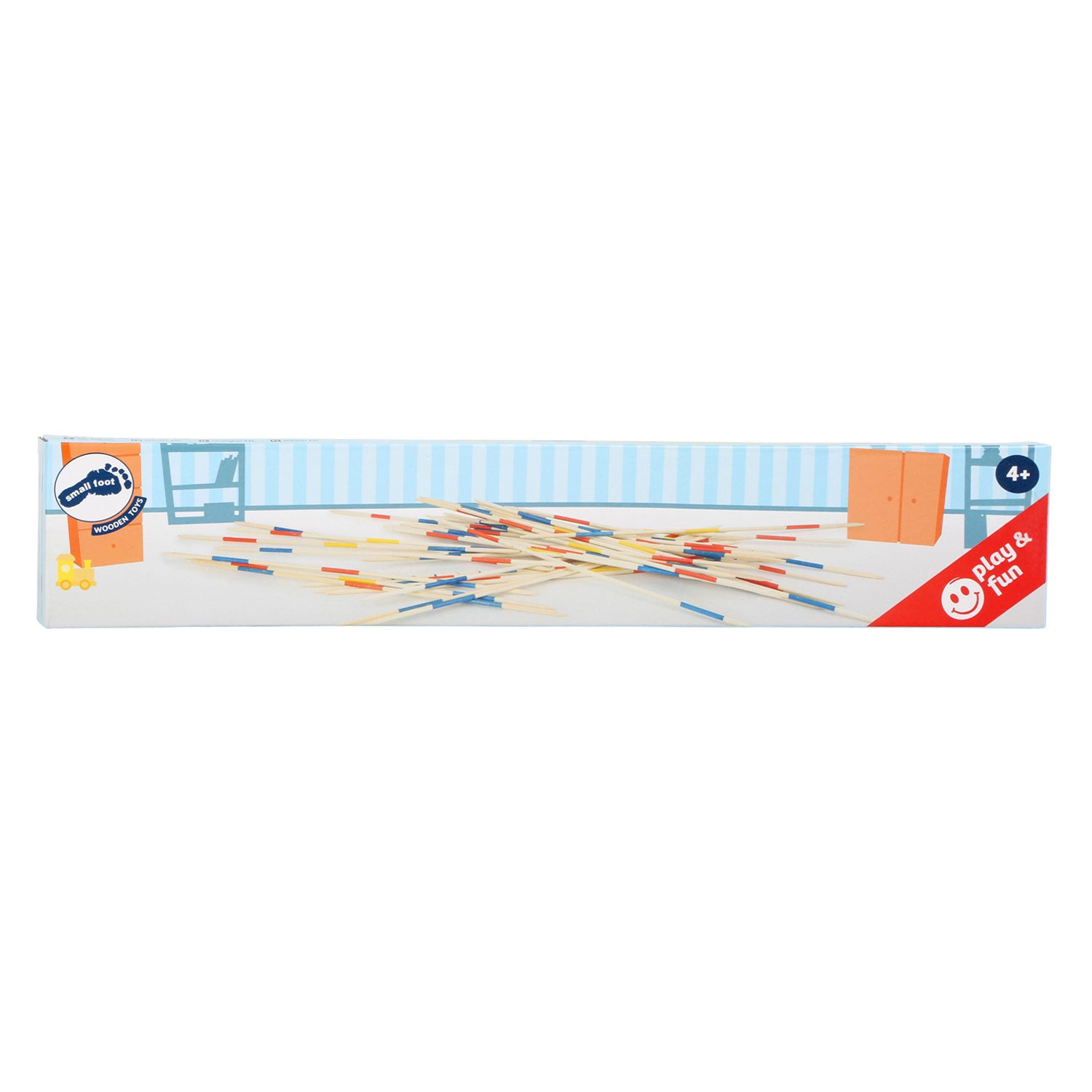 Kleines Fuß Holz Mikadospiel