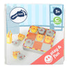 Kleiner Fuß Butterkäse und Eier Katze und Mausspiel