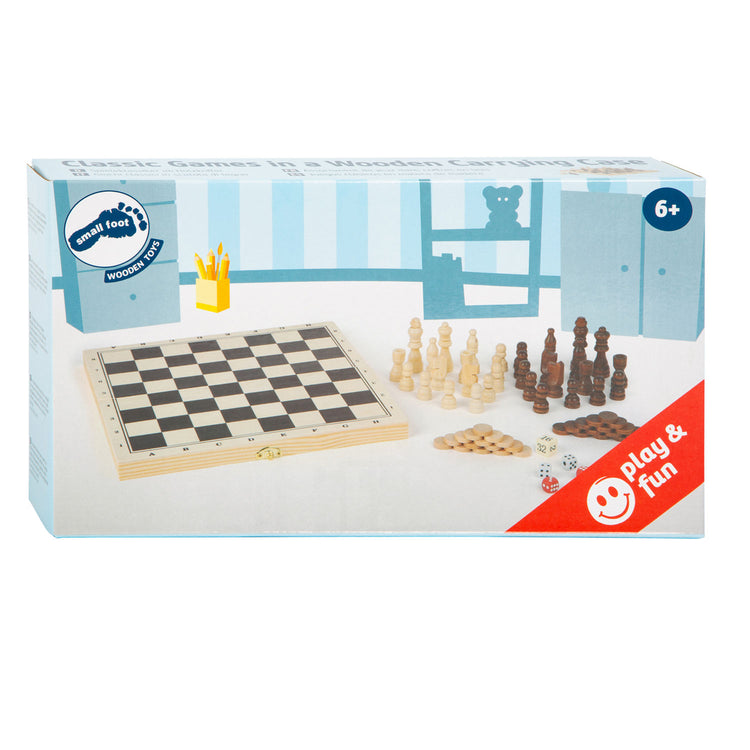 Klassische Klassiker mit kleiner Fuß Holz 3in1 im Sarg