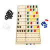Kleiner Fußgeheimcode Holzbrettspiel