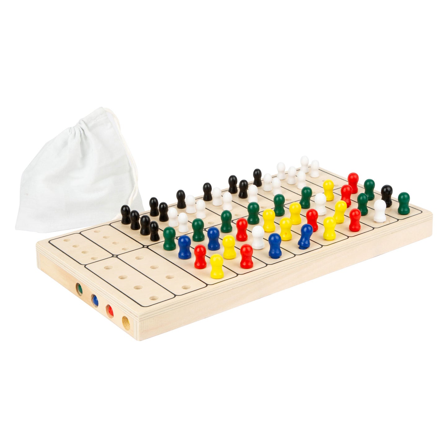 Kleiner Fußgeheimcode Holzbrettspiel