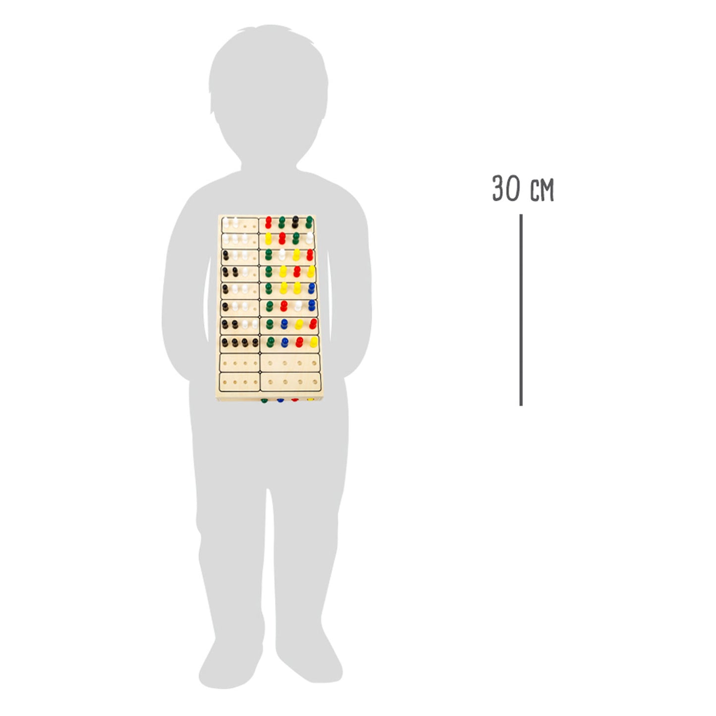 Kleiner Fußgeheimcode Holzbrettspiel