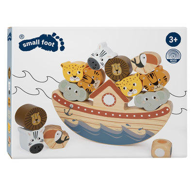 Kleiner Fuß Holzbalance Game Safari