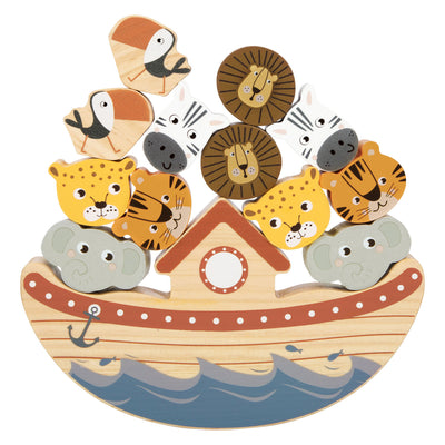 Kleiner Fuß Holzbalance Game Safari