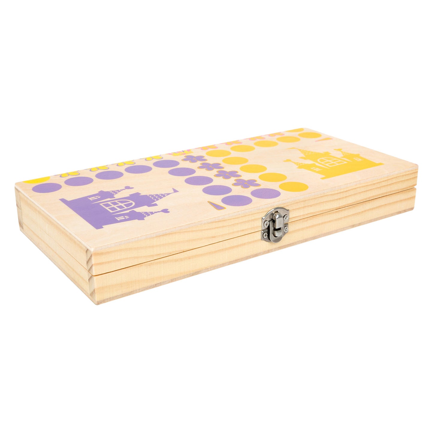 Kleiner Fuß Holz Ludo -Spielprinzessin