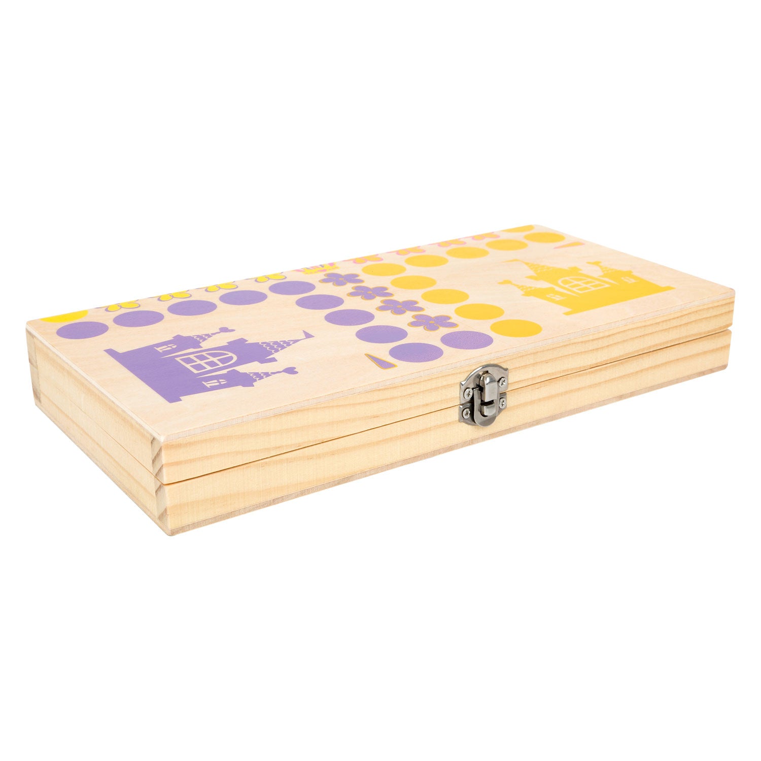 Kleiner Fuß Holz Ludo -Spielprinzessin