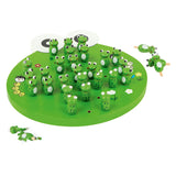 Kleiner Fuß Holz Solitaire Frosch - afbeelding 3