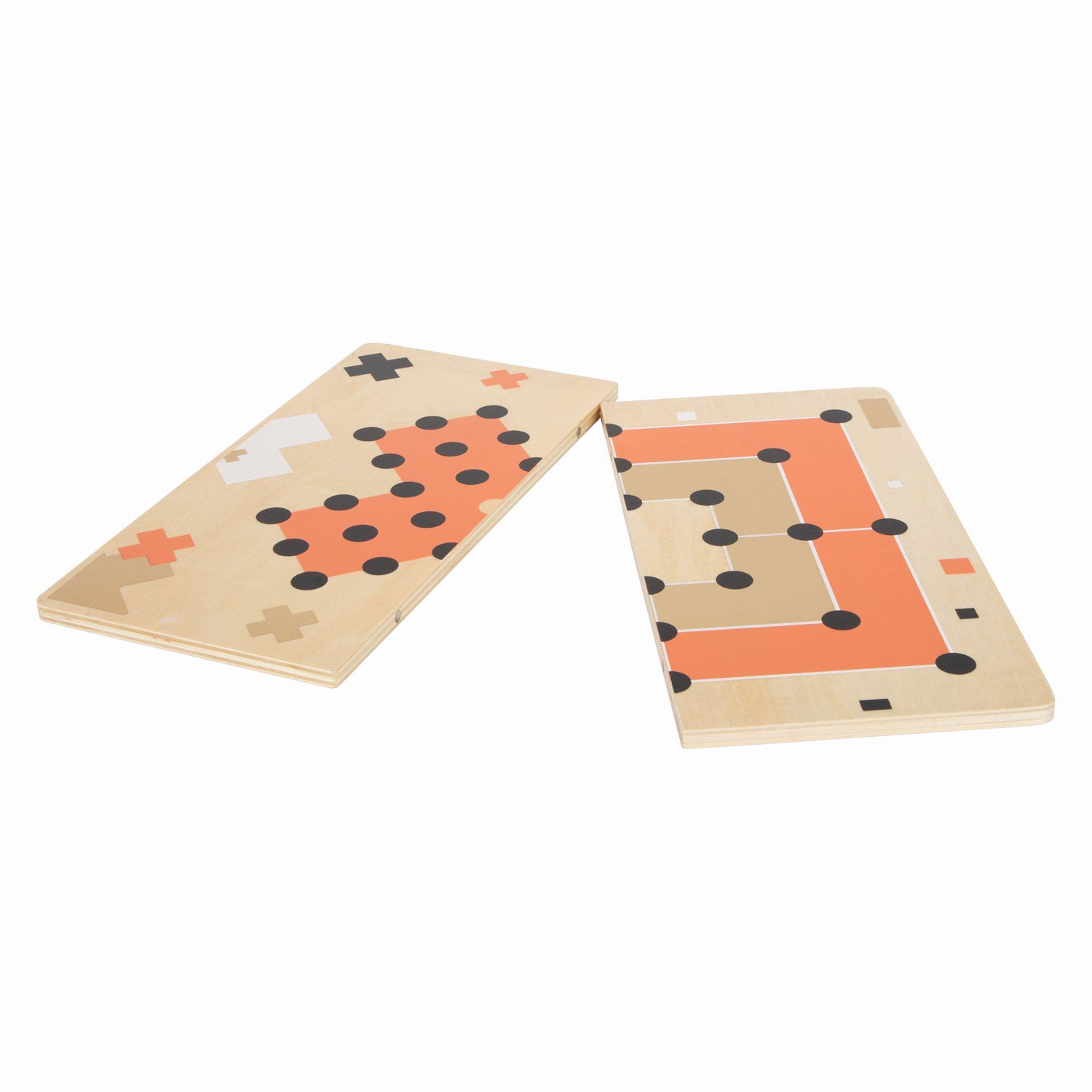 Kleiner Fuß Houten Solitaire und Molenspel Golden Edition