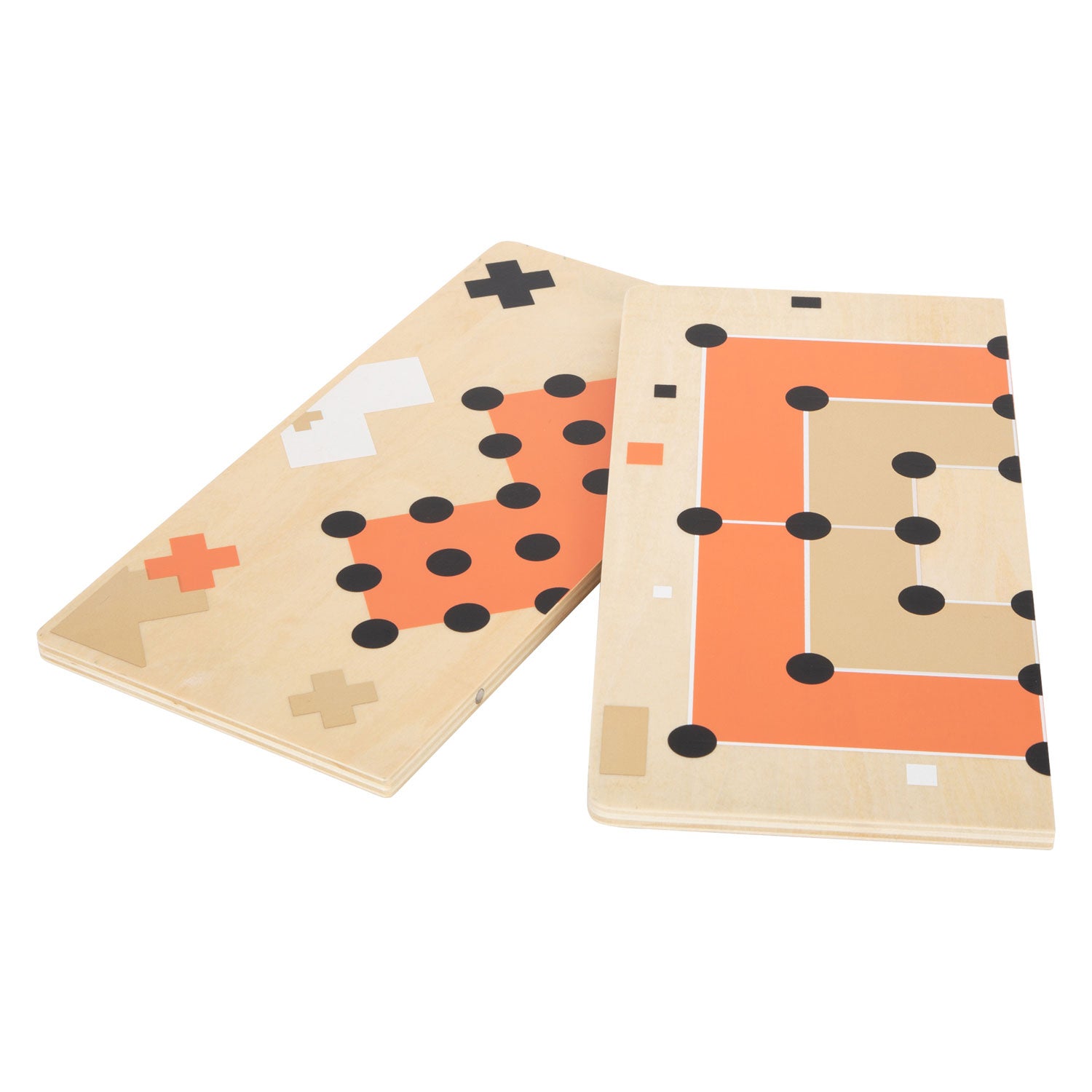 Kleiner Fuß Houten Solitaire und Molenspel Golden Edition