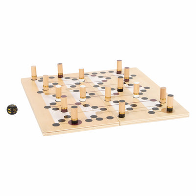 Kleine Fußschlangen und Leitern Brettspiel Goldene Edition