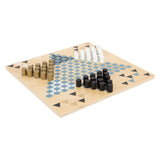 Kleine Fußbarrikade und Halma Holzbrettspiel 2in1 - afbeelding 3