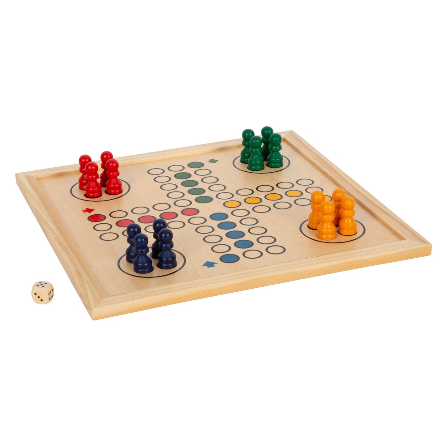 Kleine Fußholzspiele 7 Klassiker in Aufbewahrungsbox