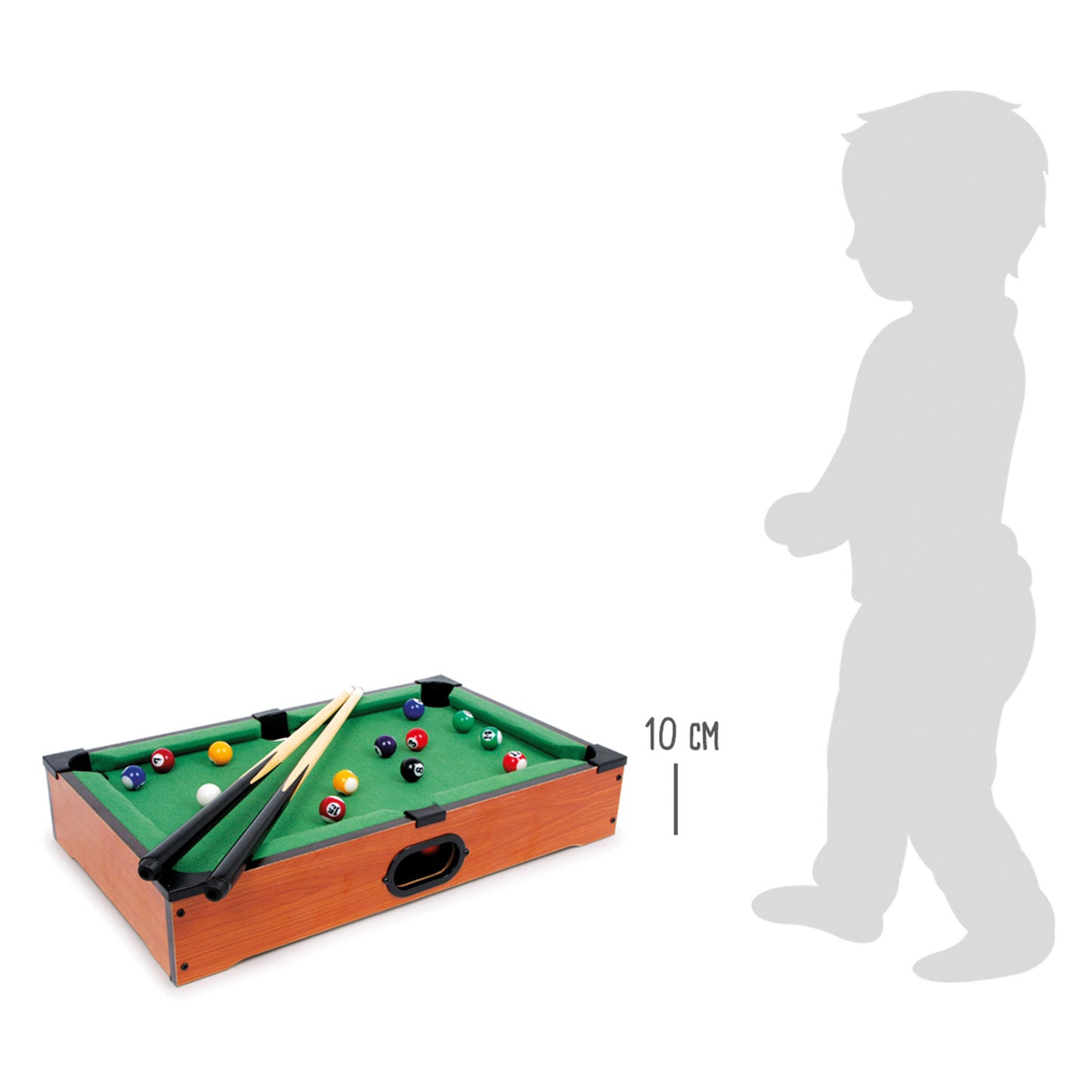 Kleiner Fuß Holz Mini Tisch Billard klein