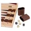 Kleines Fußholzschach und Backgammon