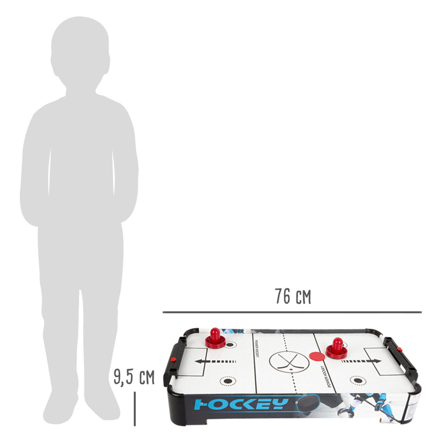 Kleiner Fußtisch -Airhockey -Tischmeister