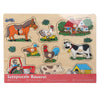 Kleine Fußhölzernosen Puzzle Farm, 9st.
