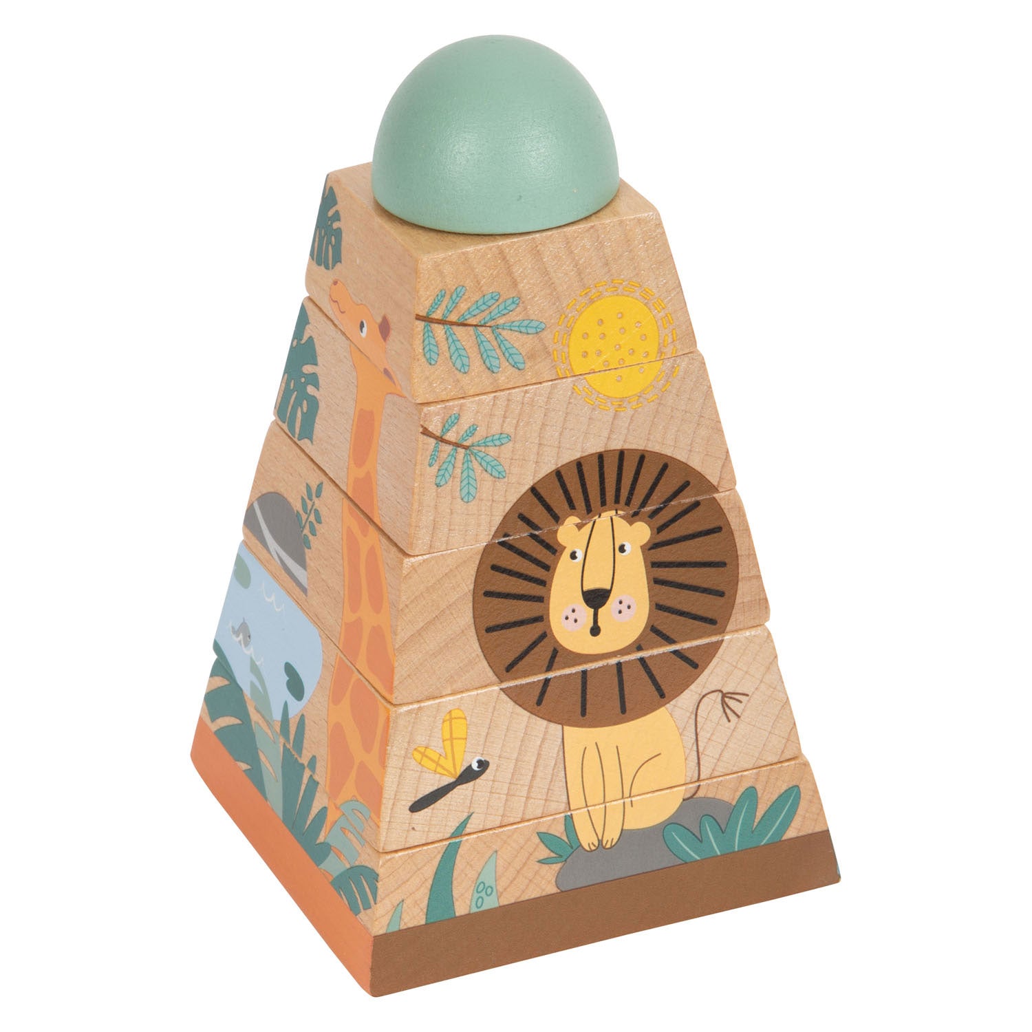 Kleine Fußstapel -Turmsafari, 6dlg.