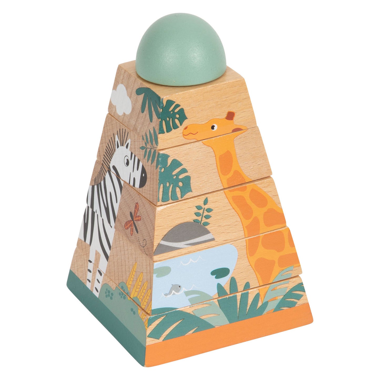Kleine Fußstapel -Turmsafari, 6dlg.