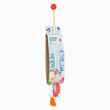 Kleiner Fußholz -Push -Figur Papagei Lori mit Stock - afbeelding 2