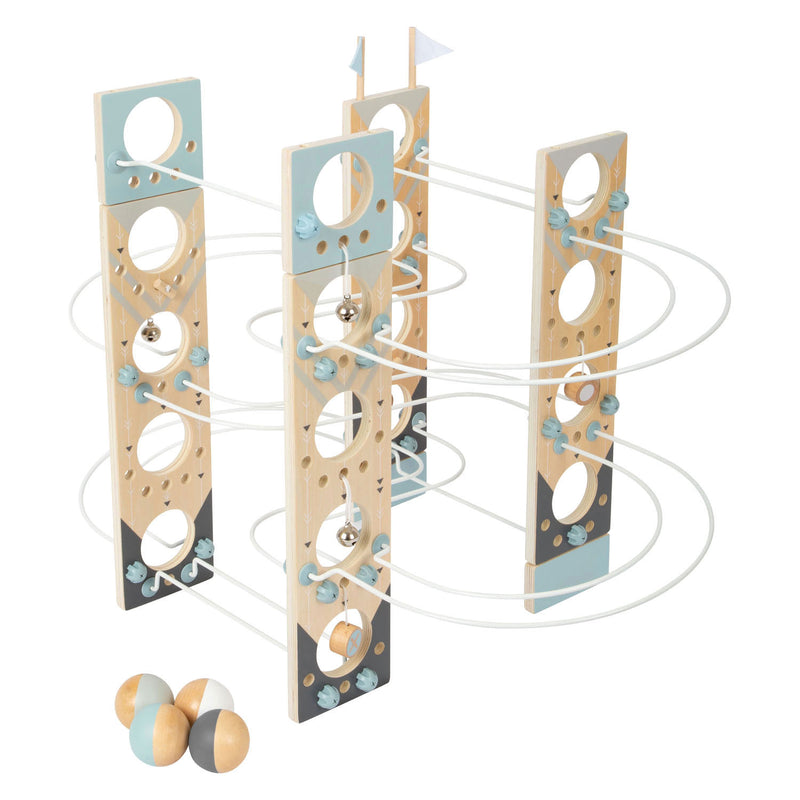 Kleiner Fußhölzer modularer Marmorspur