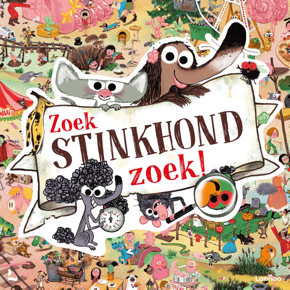 Terra Lannoo Brettspiel Stinkhund-Suchspiel für Kinder und Familie.