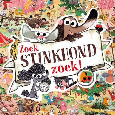 Terra Lannoo Brettspiel Stinkhund-Suchspiel für Kinder und Familie.