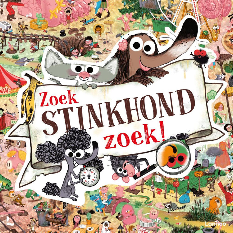 Terra Lannoo Brettspiel Stinkhund-Suchspiel für Kinder und Familie.
