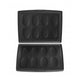 Fritel Fritel 142364 Madeleines Backpads Schwarzes Aluminium