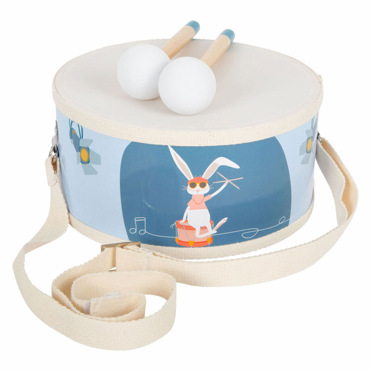 Kleine Fußhölzer Drum Groovy Beats mit Stöcken, 3dlg.