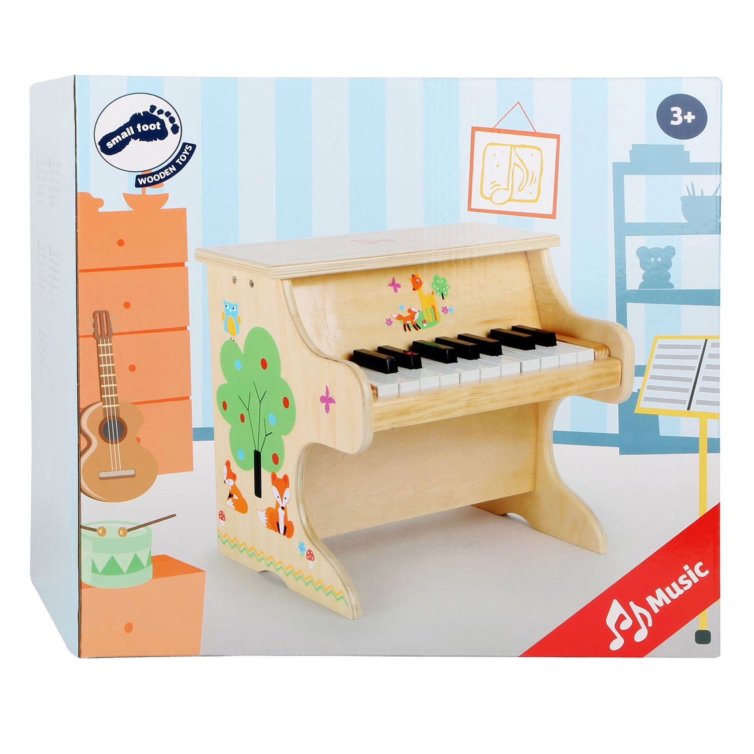 Kleines Fußholz Klavier kleiner Fuchs