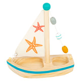 Kleine Fußbadspielzeug Holzsegelboot Zeester - afbeelding 5