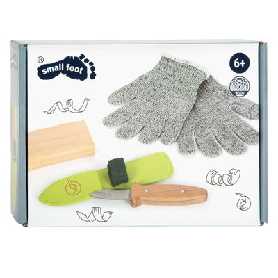 Kleiner Fuß - Holzschnitt und Bearbeitung Entdeckungsset, 5dlg.