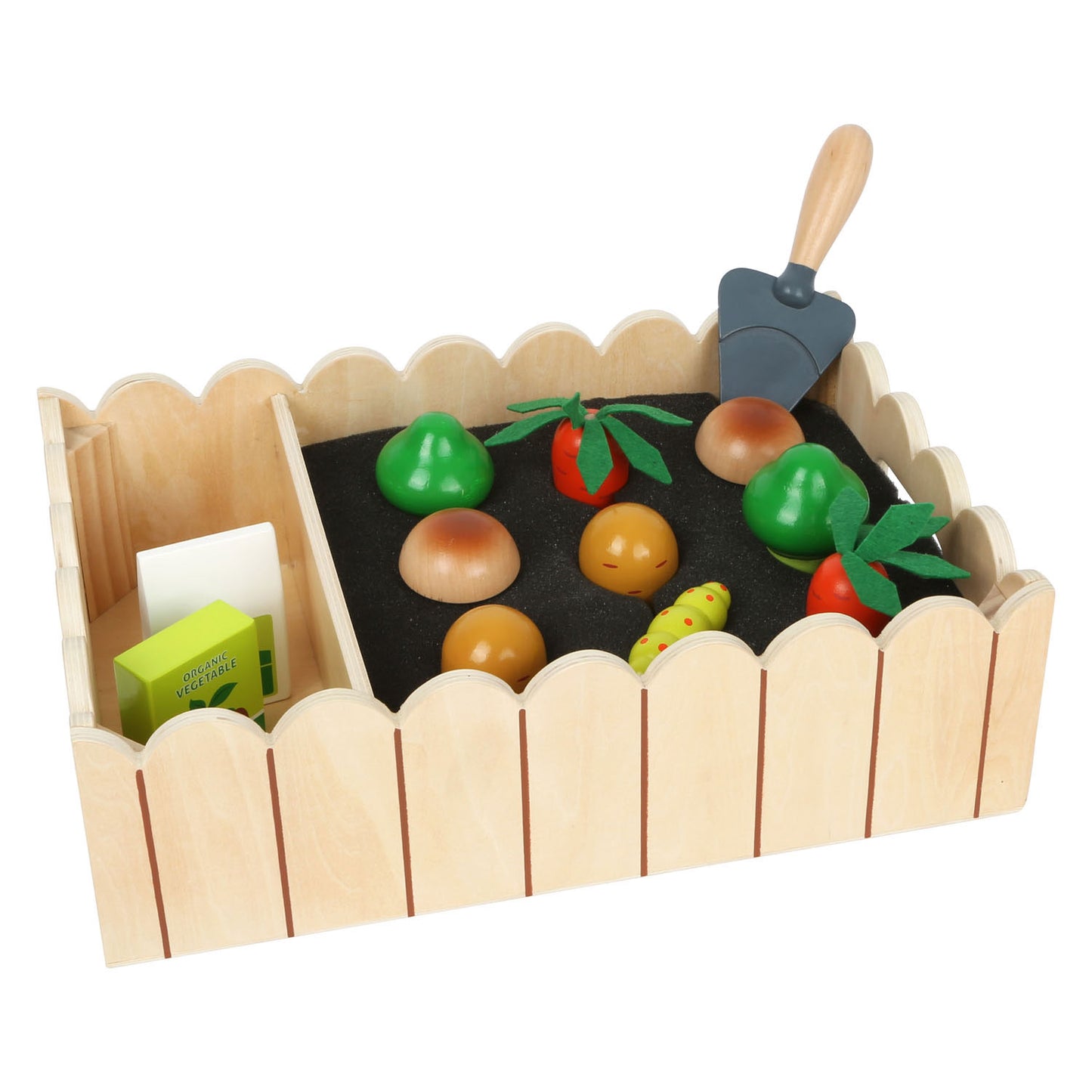 Kleiner Fuß Holz Gemüsegarten Spiel Set, 13dlg.