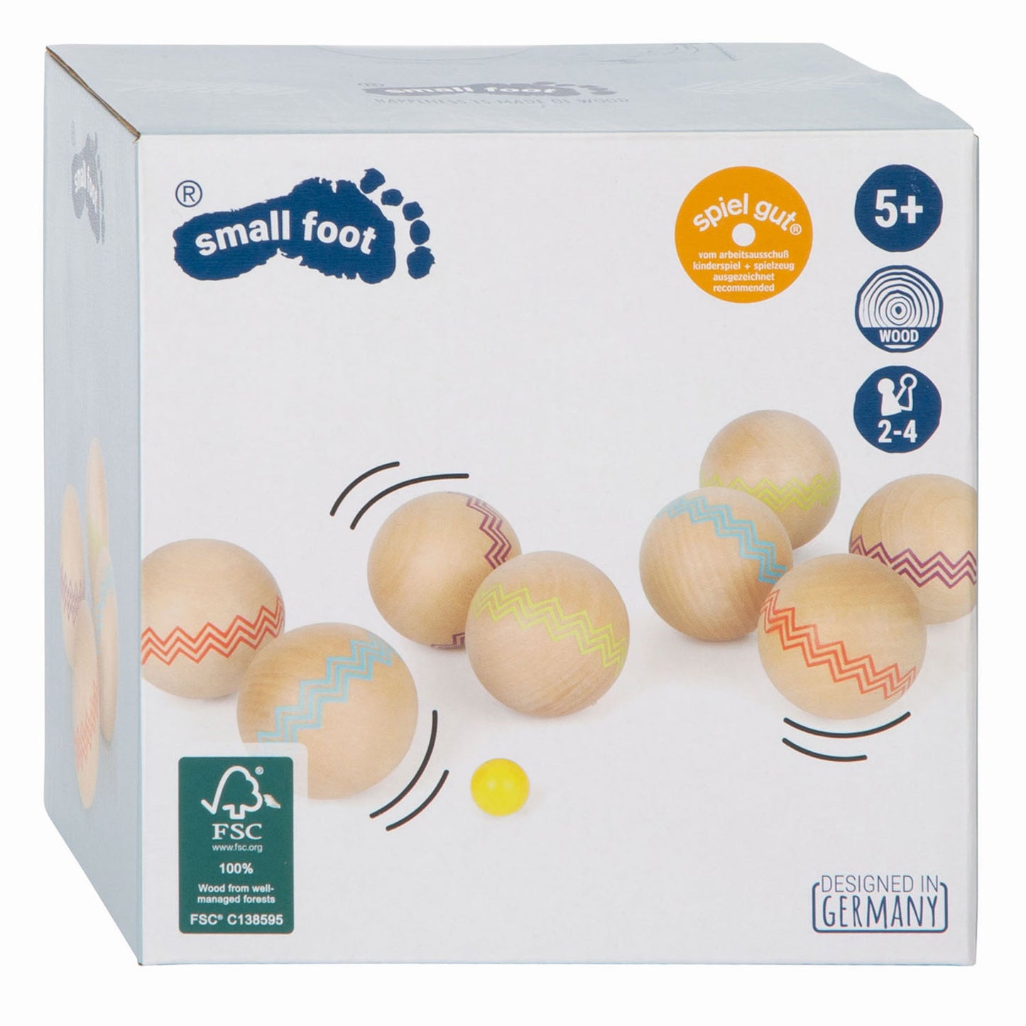 Kleiner Fuß Holz Jeu de Boules, 9dlg.