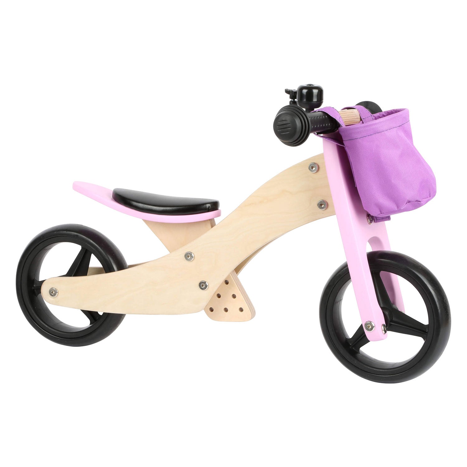 Kleines Fußdreirad und 2in1 Pink