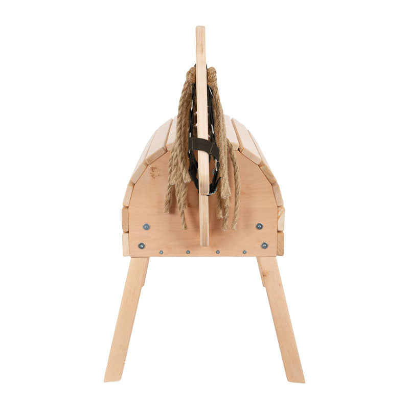 Kleines Fuß Holz Pferd kompakt