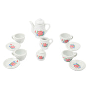 Kleiner Fußkaffee und Tee -Set -Porzellan im Koffer, 14dlg. - afbeelding 4