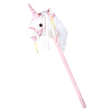 Kleiner Fuß Holz Hobby Pferd Einhorn, 90 cm - afbeelding 1