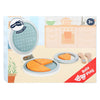 Kleiner Fuß Holz Waffel -Eisen -Set, 8dlg.