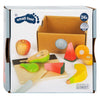 Kleiner Fußholz geschnittene Playets Fruit -Set, 13dlg.