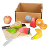 Kleiner Fußholz geschnittene Playets Fruit -Set, 13dlg.