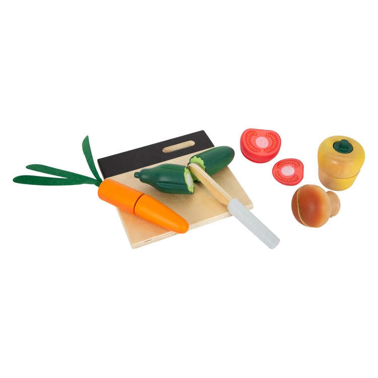 Kleiner Fuß Holz Snijen Speelten Gemüse Set, 13dlg.