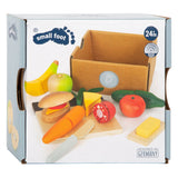 Kleiner Fuß Holz Snijen Speelten Lunch Set, 24dlg. - afbeelding 2