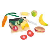 Kleiner Fuß Holz Snijen Speelten Lunch Set, 24dlg. - afbeelding 4